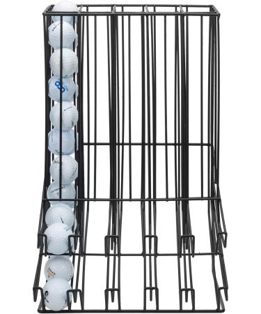 Miniature Golf Ball Holder - Black Metal Rack w/ 90 Capacity | MyGift Display Dispenser - Buy Online on GoSupps.com