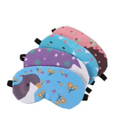 PopetPop 1 sentence 4st Eye mask with ice cream bag pause slept out yoga bag eye cover eye plaster Inonia eyes facial mask cool blind lift kitten eye flap travel polyester