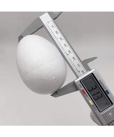 Crafjie Foam Eggs 3.15 inch 30pcs - White Polystyrene Eggs for Spring Easter Crafts - DIY Painting School Projects for Holidays - Buy Online on GoSupps.com