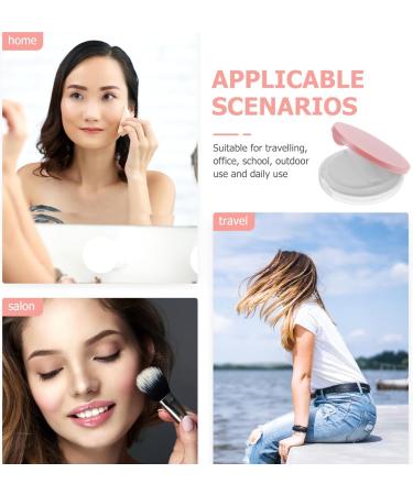 FRCOLOR 2pi ces Bo te Poudre de Maquillage R utilisable avec Miroir tui Poudre Cosm tique tanche pour Voyages et Quotidien Lot de Bo tiers Compacts Rose - Buy Online on GoSupps.com