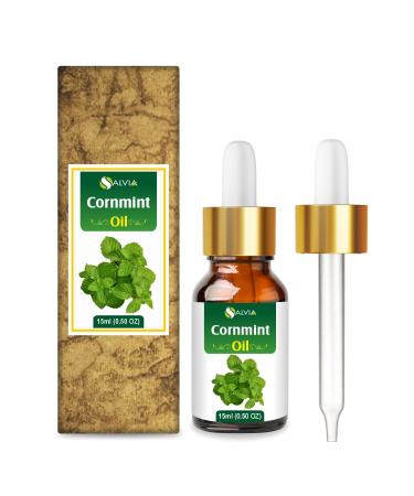 Salvia Cornmint Oil (Mentha arvensis) 100% Natural Pure Undiluted Uncut Essential Oil (15 ml with Dropper)
