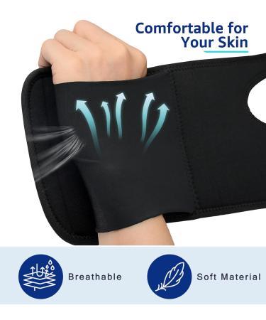 HiRui Wrist Brace with Splint for Carpal Tunnel Relief - Adjustable Support for Men & Women Day & Night Pain Relief Left Hand One Size - Buy Online on GoSupps.com