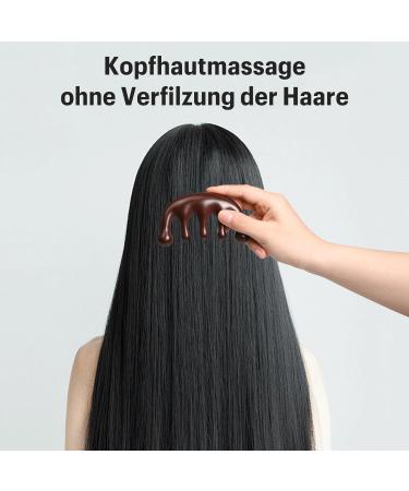 Scalp Massager Set - 2 Head Massage Brushes for Hair Growth & Relaxation | Gua Sha Comb & Acupuncture Relief - Buy Online on GoSupps.com