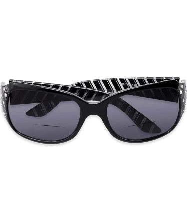 Buy Jazzy Bifocal Reading Sunglasses for Women | Rhinestone Tinted Readers +1.75 | International Shipping Available - Buy Online on GoSupps.com