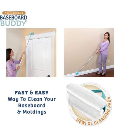 Baseboard Buddy  Baseboard & Molding Cleaning Tool! Includes 1 Baseboard Buddy and 3 Reusable Cleaning Pads  As Seen on TV - Buy Online on GoSupps.com