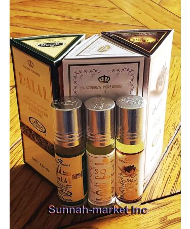Al-Rehab Perfume Oils - Special 3-pack - Choco Musk - Soft - Dalal - Buy Online on GoSupps.com