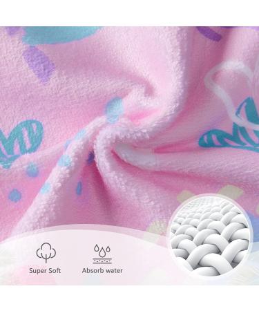 Unicorn Castle 3 Pack Microfiber Hair Towel Turbans for Girls - Quick Dry Hair Wrap for Long Curly Hair - Buy Online on GoSupps.com