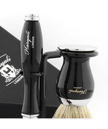 Haryali London Razor Set - Premium 5-Blade Shaving Kit with Brush Stand & Bowl - Perfect for International Shipping - Buy Online on GoSupps.com