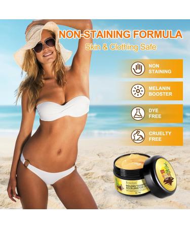 Tanning Accelerator Cream 50g Long Lasting Sunbed Cream Effective in Sun-Beds & Outdoor Sun Rapid Tanning Cream Achieve a Natural Tan with Natural Ingredients - Buy Online on GoSupps.com