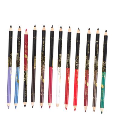 Balacoo 36 Pcs Lip Liner Eyeliner Gel Eyeliner Pencil Matte Eyeliner Eyebrow Makeup Lip Liner Major Set
