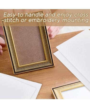 5 Pack Self Adhesive Mounting Boards for Cross Stitch - 9.8 x 7.9 Inch - Acid-Free Sticky Boards for Framing Embroidery and Needlework - Buy Online on GoSupps.com