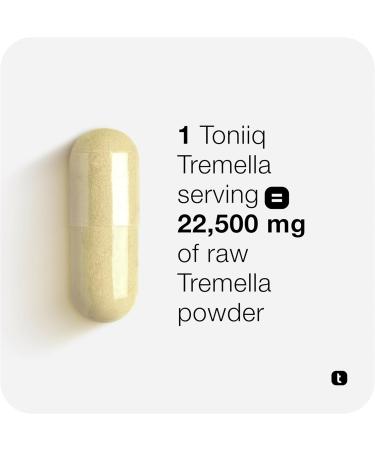 Tremella Mushroom Ultra High Potency 15:1 Extract with 30% Beta Glucans - Pure & Concentrated Formula - Third-Party Lab Tested for Purity & Quality - 120 Capsules 120 Count (Pack of 1) - Buy Online on GoSupps.com