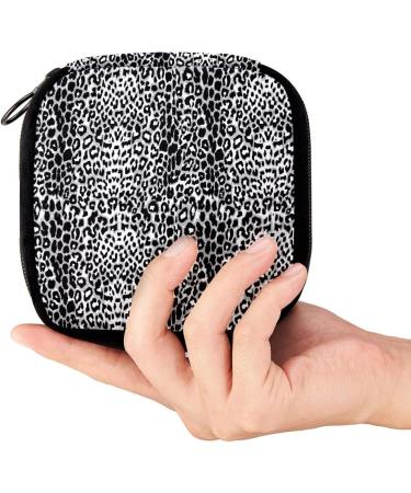 Leopard Print Period Bag | Sanitary Napkin Storage & Makeup Pouch - Color3191 - Buy Online on GoSupps.com