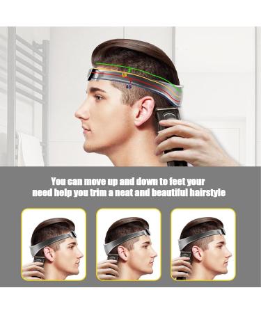 Neckline Shaving Template Curved Silicone Headband Hair Trimming Guide Flexible Curved Haircut Band Skin Fade Guidelines for Haircuts Hair Cutting Guide Tool Haircut Band Gray - Buy Online on GoSupps.com
