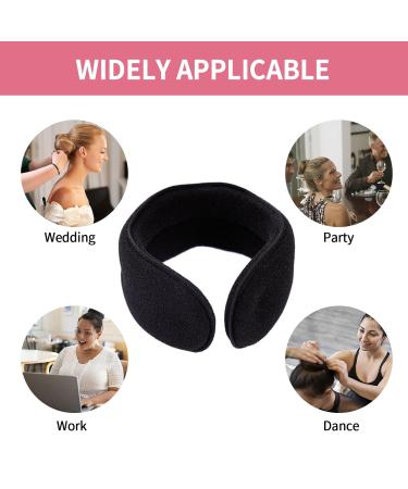 MMDOCO 4-Piece Hair Styling Set - Bun Maker Magic Hair Donut Rolls Curlers & Clips for Perfect Hairstyles - Buy Online on GoSupps.com