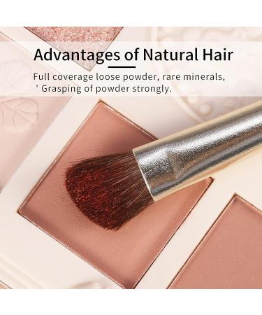 ENZO KEN Natural Horse Hair Nose Contour Brush - Angled Eyeshadow & Highlighting Brush for Smoky Eyes - Pro Precision Eye Makeup Tool for Cat Eyes & Dark Circles - E202 - Buy Online on GoSupps.com
