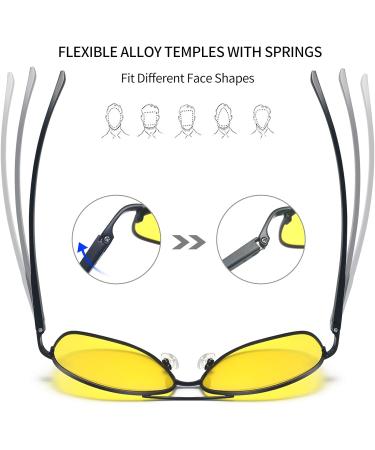 Joopin Polarized Sunglasses | Al-Mg Metal Frame | UV Protection Aviator Sunglasses for Men and Women - Buy Online on GoSupps.com