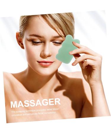 Partykindom Gua Sha Massage Device - Real Crystal Facial & Body Skincare Tool - Jade Scraper for Radiant Skin - Buy Online on GoSupps.com