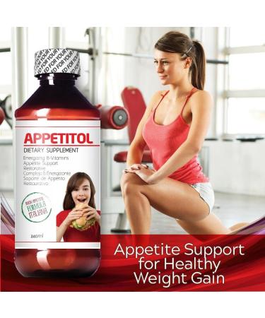 Appetitol Appetite-Weight Gain | Natural Stimulant for Underweight Children | Fortified with Vitamins and Minerals | 8 Fl Oz - Buy Online on GoSupps.com