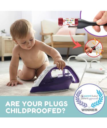 Roride Electrical Power Cord Plug Lock Device-Electrical Safety Baby Proofing Toddler Proofing Teen Proofing-OSHA Plug Lockout Approved-Prevent Dangerous Home Appliance Power Tool Injuries (RRKA) Red RR Key Alike (RRKA) - Buy Online on GoSupps.com