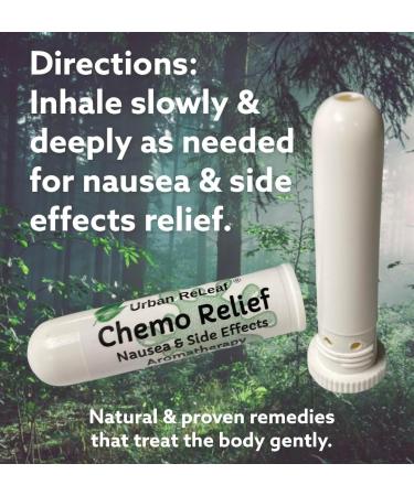 Urban ReLeaf Chemo Relief Aromatherapy Inhalers - Set of 2 | Soothe Nausea & Side Effects | Natural Herbal Support | Made in USA - Buy Online on GoSupps.com