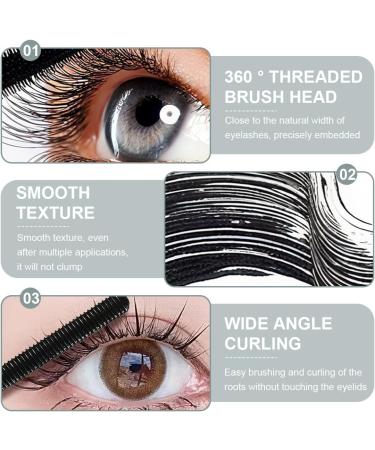 NHPY 3D Eyelash Care Mascara3D Curling Eyelash IronWaterproof & Long Lasting Black - Buy Online on GoSupps.com