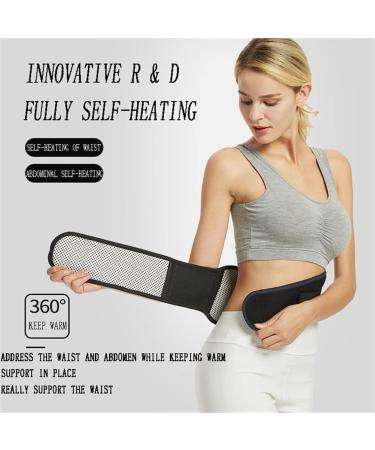 Back Brace Lumbar Support Waist Support Brace Belt Self-Heating Magnetic Therapy Back Support Brace Waist Waist Belt(Black Large) Large Black - Buy Online on GoSupps.com