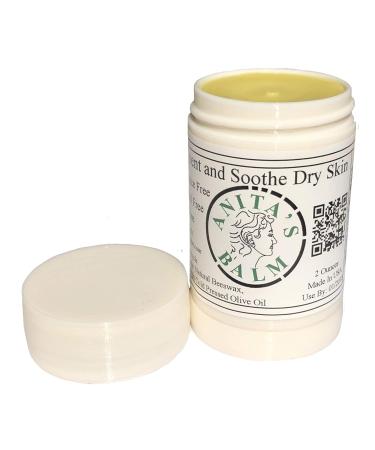 Anita's Balm 2.2oz - Fragrance-Free Moisturizer with Olive Oil & Beeswax for Dry Skin Relief - Ships Worldwide - Buy Online on GoSupps.com