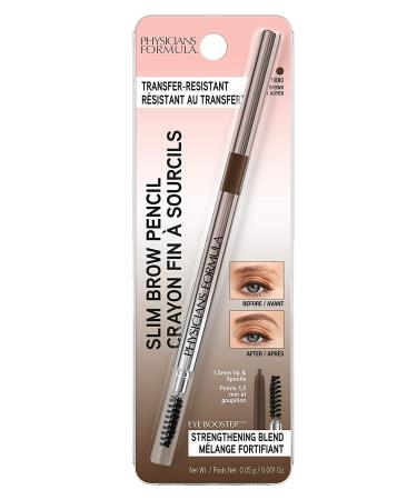 Physicians Formula Slim Brow Pencil in Medium Brown - Precise Eyebrow Definition - Buy Online on GoSupps.com
