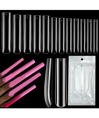 XUYUH 60pcs/Bag Long Lasting and Durable Square Shaped False Nails Full Cover Nails Art Decoration for Women Girls - Buy Online on GoSupps.com