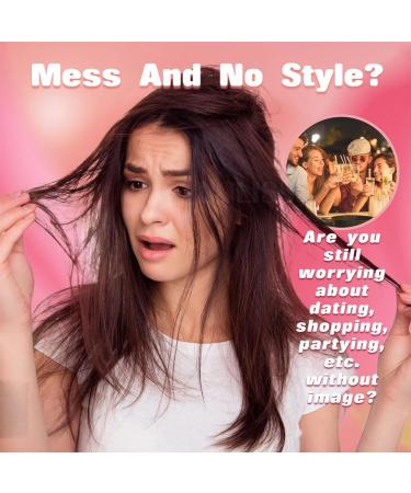 CUDDIKAJI Large U-shaped Grooves 22mm Automatic Perm For Easy Hair Crimping Dry And Wet Dual-purpose Metal Non Damaging Hair - Buy Online on GoSupps.com