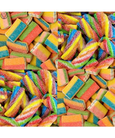 Damel Liquorice Bricks Sour Candy Shocks Bag 1kg - Sour Fruit Flavour Candy | Pick Any Type