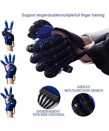 Upgraded Version Rehabilitation Robot Gloves Hemiplegia Finger Trainer Stroke Hand Splint AssistiveTraining Equipment Finger Orthosis for Long-Term Relief(Size:L Code Color:Left Hand) - Buy Online on GoSupps.com
