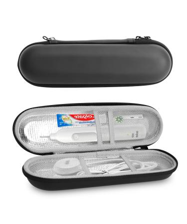 Electric Toothbrush Travel Case for Oral-B/Pro 1000 1500 5000 7000 6000 9600 Philips Sonicare ProtectiveClean 4100 6100 5100 6500 7500 Electric Toothbrush Hard EVA Case Protective Cover Storage Bag