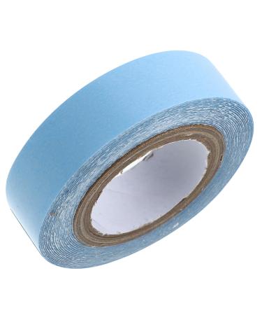1 Roll Wig Film Hair Glue for Lace Wigs Wig Lace Glue Wig Adhesive Toupee Adhesive Tape Lace Wig Glue Wig Tape Hair Tape Lace Front Glue Scalp Tape for Wigs Lace Tape Tissue Didiseaon 4.70X4.70X1.30CM Blue