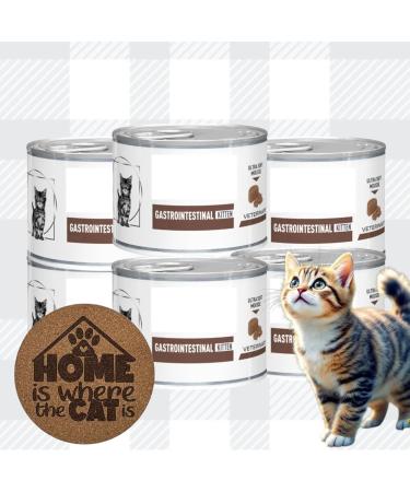 AETN Creations Gastrointestinal Kitten Ultra Soft Mousse 6x195g plus AETN Cat Treat and Toy Specially Formulated to Provide Premium Digestive Care - Buy Online on GoSupps.com
