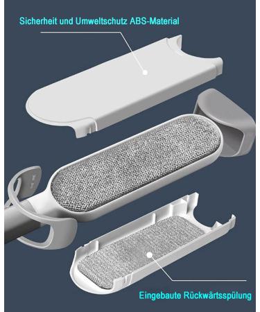 Self-Cleaning Lint Brush - Two-Sided Clothes & Pet Hair Remover | Easy Dust & Lint Cleaning Brush - Buy Online on GoSupps.com