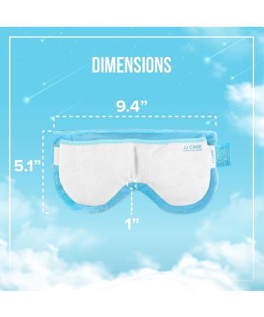 JJ CARE Lavender-Scented Moist Heat Eye Compress - Microwavable Eye Mask for Dry and Irritated Eyes - Buy Online on GoSupps.com