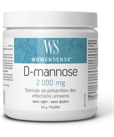 WomenSense D-Mannose 2000mg 60g Powder UTI Prevention Formula - Buy Online on GoSupps.com