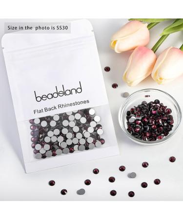 Buy Beadsland 288 Pcs Flat Back Rhinestones - Amethyst Nail Crystals SS30 (6.4-6.6mm) for Stunning Nail Art | International Shipping Available - Buy Online on GoSupps.com