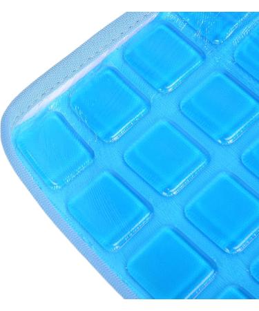 Syrisora Cooling Gel Pillow Mat Soft Cushion Flexible and Foldable for Summer Ideal for Home and Beauty Salons - Buy Online on GoSupps.com