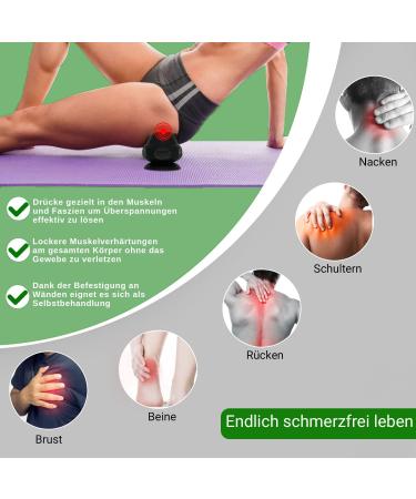 Zenlete Trigger Point Presser with Suction Cup - Acupressure Massage Tool for Pain Relief Fascia Release & Self-Massage - Includes Exercise Instructions - Buy Online on GoSupps.com