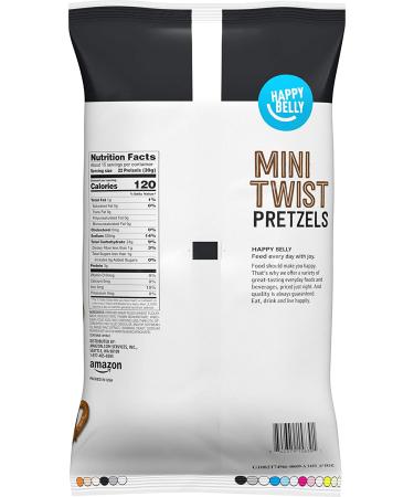 Happy Belly Mini Twist Pretzels - 16oz (1lb Pack of 1) - Buy Online on GoSupps.com