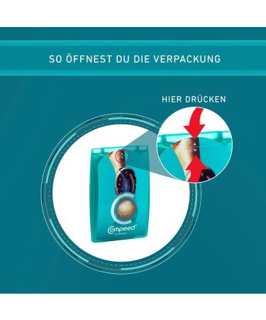 Compeed Sport Blister Plasters - Hydrocolloid Relief for Feet | 5 Pack for Blisters on Ball of Foot - Buy Online on GoSupps.com