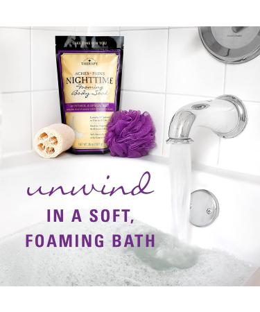 Village Naturals Therapy Foaming Epsom Soak Aches and Pains Nighttime Relief 36 Oz - Pack of 3 - Buy Online on GoSupps.com