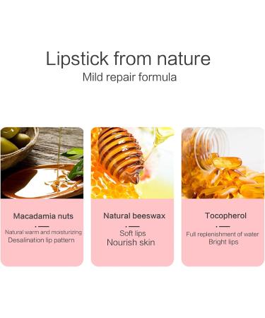 NVOQILIN Color Changing Lipstick - Color Changing Lip Balm - Long Lasting Waterproof Lip Gloss - Lip Moisturizer - Buy Online on GoSupps.com