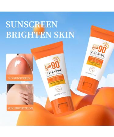 Skincare Coreen Sunscreen Face Cream Spf 90+ Skincare Coreen Sunscreen Skin Sunscreen Repairing Moisturizing Skin Refreshing & Non-Sticky Moisturizing & Anti-Aging & Body Sunscreen (3PC) - Buy Online on GoSupps.com