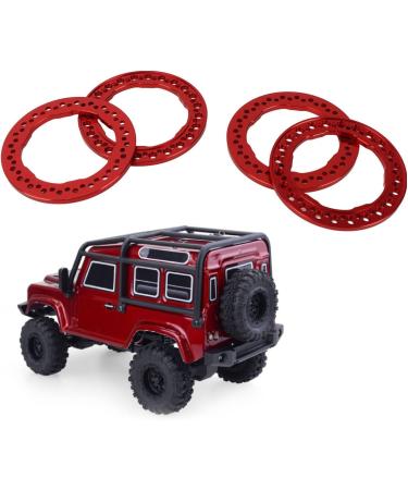 Alomejor 1.9 Aluminum Alloy Beadlock Rings - 4 Piece Red Replacement for Easy Installation & Repair - Buy Online on GoSupps.com