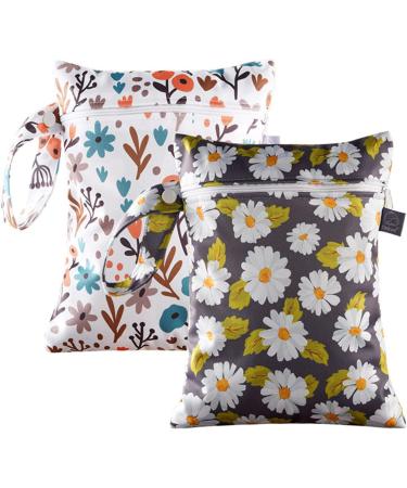 SEAUR Waterproof Cloth Diaper Pockets - 2 Pack with Zipper | Portable Baby Diaper Storage - Color 4 (ES075-009) | 18x25 cm - Buy Online on GoSupps.com