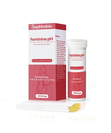 Vaginal Health 100 Strips pH Test - Monitor Vaginal Intimate Health-Accurate Intimate pH Balance Monitoring at Home